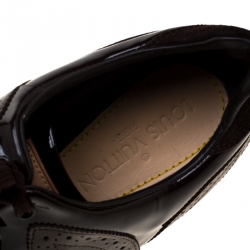 Louis Vuitton Brown Monogram Idylle And Leather Salsa Sneakers Size 39.5