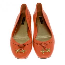 مملوكة مسبقًا Louis Vuitton Peche Marguerite Ballerina Flat Size 38