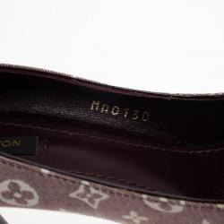 Pre Owned Louis Vuitton Monogram Idylle Judy Peep Toe Pumps Size 39