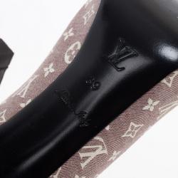 Pre Owned Louis Vuitton Monogram Idylle Judy Peep Toe Pumps Size 39