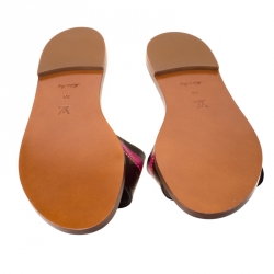 مملوكة مسبقًا حذاء سلايدز فلات لوي فيتون لوك إيت كانفاس مونوغرامي مقاس 38