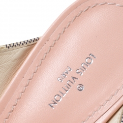 Pre Owned صندل لوي فيتون مول سلايد بانوراما كانفاس أزور دامييه مقاس 37.5