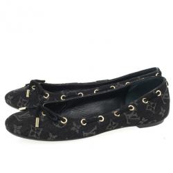 مملوكة مسبقًا Louis Vuitton Monogram Denim Oasis Ballet Flats Size 41