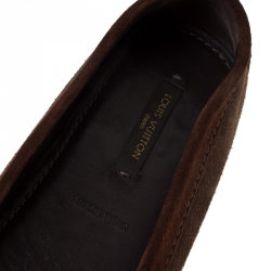 مملوكة مسبقًا Louis Vuitton Tricolor Suede Oxford Loafers Size 38