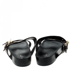 Pre Owned Louis Vuitton Monogram Canvas Bom Dia Flat Mules Size 41