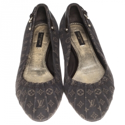 مملوكة مسبقًا  Louis Vuitton Brown Monogram Canvas Debbie Ballerina Flats Size 38.5 