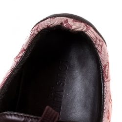 Louis Vuitton Brown/Sepia Monogram Mini Lin and Leather Runners Sneakers Size 39.5