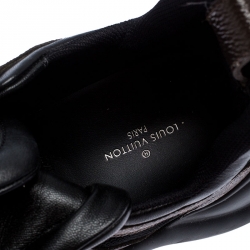 مملوكة مسبقًا Louis Vuitton Black/Brown Monogram Canvas And Mesh LV Archlight High Top Sneakers  Size 37