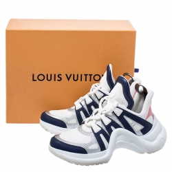 مملوكة مسبقًا Louis Vuitton Multicolor Leather and Mesh Archlight Low Top Sneakers Size 39