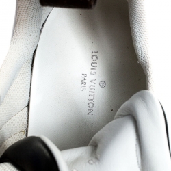 Louis Vuitton White/Yellow Leather, Monogram Canvas And Mesh LV Archlight High Top Sneakers  Size 36.5
