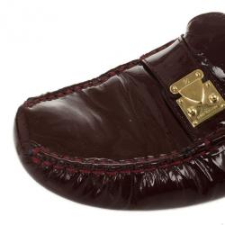 مملوكة مسبقًا Louis Vuitton Brown Patent Zen Loafers Size 38.5