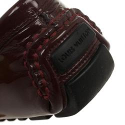 مملوكة مسبقًا Louis Vuitton Brown Patent Zen Loafers Size 38.5