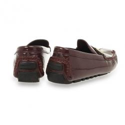 مملوكة مسبقًا Louis Vuitton Brown Patent Zen Loafers Size 38.5