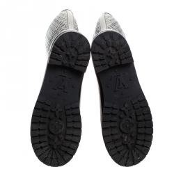 Pre Owned حذاء بوت مطر لوي فيتون سبلاش مطاط مونوغرامي أسود مقاس 38