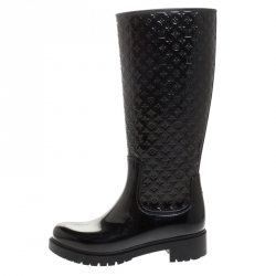Louis Vuitton Olympia High Boot BLACK. Size 38.0