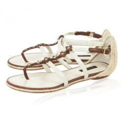 مملوكة مسبقًا Louis Vuitton Bagatelles Sandals Size 37