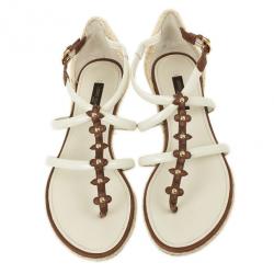 مملوكة مسبقًا Louis Vuitton Bagatelles Sandals Size 37