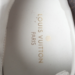 Louis Vuitton White Mesh and Leather Run Away Lace Up Sneakers Size 38