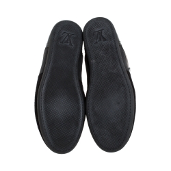 Louis Vuitton Black/Brown Monogram Canvas/Leather and Suede Move Up Sneaker Boots Size 38