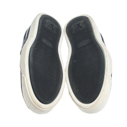 Louis Vuitton Blue Monogram Denim Tempo Slip On Sneakers Size 39