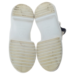 Louis Vuitton White/Blue Leather And Mesh Archlight Lace Up Sneakers Size 38