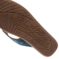 مملوكة مسبقًا Louis Vuitton Denim Monogram Thong Sandals Size 40