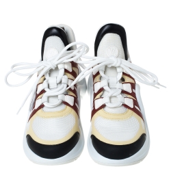 Louis Vuitton Multicolor Leather and Mesh LV Archlight Sneakers Size 37