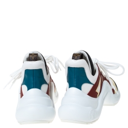 Louis Vuitton Multicolor Leather and Mesh LV Archlight Sneakers Size 37