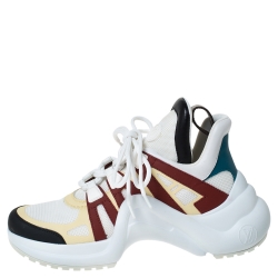 Louis Vuitton Multicolor Leather and Mesh LV Archlight Sneakers Size 37