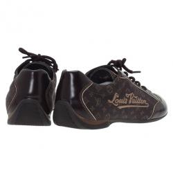 Pre Owned حذاء رياضي لوي فيتون مونوغرام ميني لين بني مقاس 40