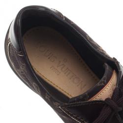 Pre Owned حذاء رياضي لوي فيتون مونوغرام ميني لين بني مقاس 40