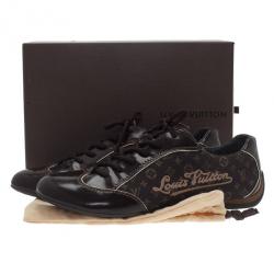 Pre Owned حذاء رياضي لوي فيتون مونوغرام ميني لين بني مقاس 40