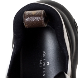Louis Vuitton White/Black Leather and Mesh LV Archlight Sneakers Size 37