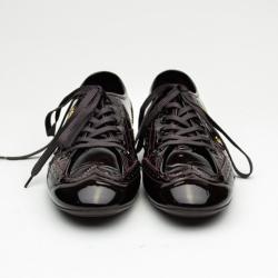 مملوكة مسبقًا Louis Vuitton Amarante Patent Brogue Sneakers Size 39