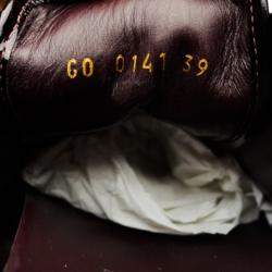 مملوكة مسبقًا Louis Vuitton Amarante Patent Brogue Sneakers Size 39