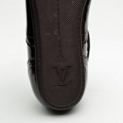 مملوكة مسبقًا Louis Vuitton Amarante Patent Brogue Sneakers Size 39