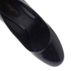 Pre Owned حذاء لوي فيتون أوه ريلي! جلد أسود لامع مقاس 39