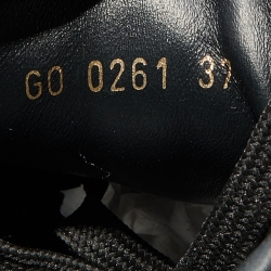 Louis Vuitton Black Suede, Mesh and Monogram Canvas Run Away Sneakers Size 37