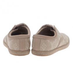 Pre Owned Louis Vuitton Monogram Canvas Espadrilles Sneakers Size 36
