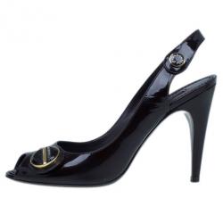 مملوكة مسبقًا Louis Vuitton Amarante Sloane Slingback Sandals Size 37.5