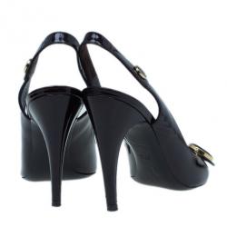 مملوكة مسبقًا Louis Vuitton Amarante Sloane Slingback Sandals Size 37.5