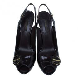 مملوكة مسبقًا Louis Vuitton Amarante Sloane Slingback Sandals Size 37.5