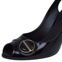 مملوكة مسبقًا Louis Vuitton Amarante Sloane Slingback Sandals Size 37.5