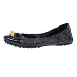 Pre Owned Louis Vuitton Monogram Canvas Lovely Ballet Flats Size 40