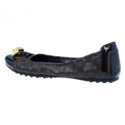 Pre Owned Louis Vuitton Monogram Canvas Lovely Ballet Flats Size 40