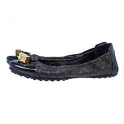 Pre Owned Louis Vuitton Monogram Canvas Lovely Ballet Flats Size 40