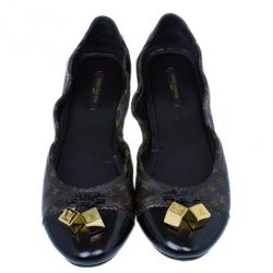 Pre Owned Louis Vuitton Monogram Canvas Lovely Ballet Flats Size 40