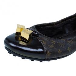 Pre Owned Louis Vuitton Monogram Canvas Lovely Ballet Flats Size 40