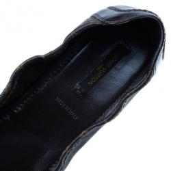 Pre Owned Louis Vuitton Monogram Canvas Lovely Ballet Flats Size 40