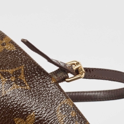 مملوكة مسبقًا Louis Vuitton Brown Monogram Canvas Peep Toe Mary Jane Pumps Size 37